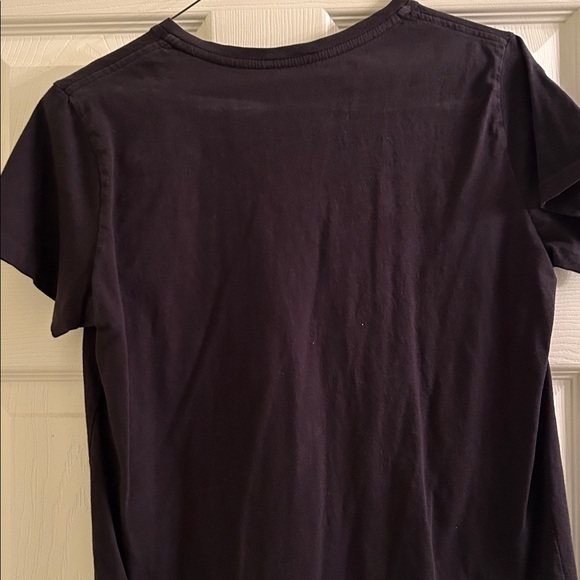 Polo by Ralph Lauren Women's Black V-Neck Tee - Picture 4 of 4